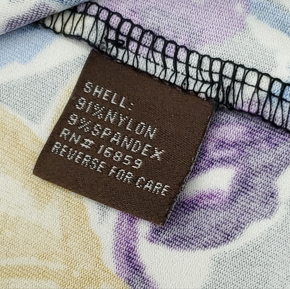 J. McLaughlin Catalyst Artist Garden Floral Print Catalina Cloth Midi Dress Sz M - Picture 9 of 10